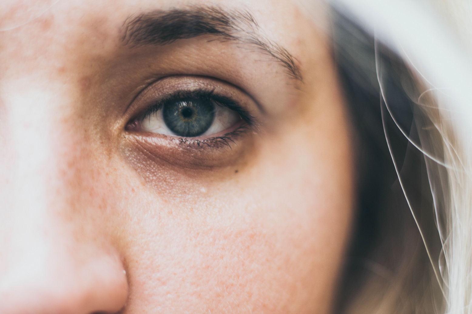 Closeup Photography of Woman Eye